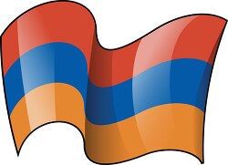 armenia wavy country flag cliparta