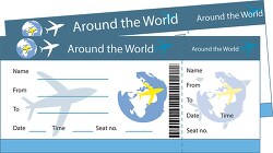 around the world plane ticket