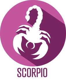 astrology horoscope sign scorpio clipart