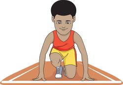 athlete boy clipart