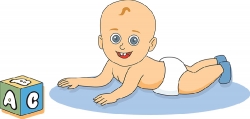 baby with blocks clipart 61720