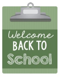 back to school clipboard animated clipart