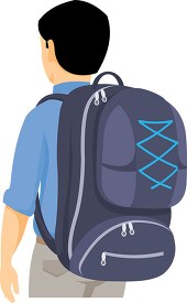 bagpack for travel clipart