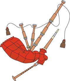 bagpipe musical instrument clipart