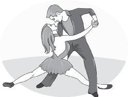 ballroom dance gray