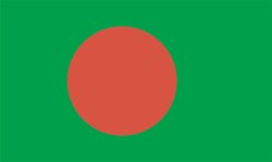 Bangladesh flag flat design clipart