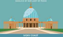 basilica of ourlady of peace cote d ivoire ivory coast africa cl