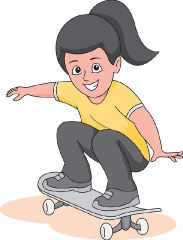 beginning skateboard trick gray color