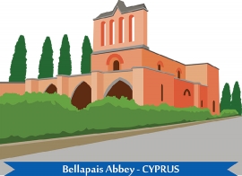 bellapais-abbey-cyprus-clipart
