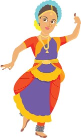 bharatanatyam  indian classical dance clipart 2020A