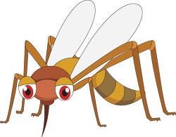big eyed Mosquito Insect Clipart