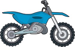 blue freestyle motorcross motorcycle