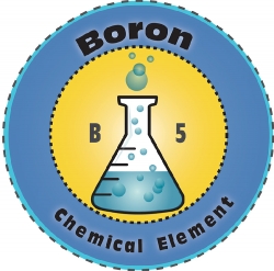 Boron chemical element 