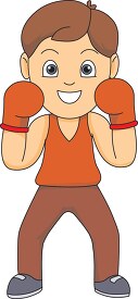 boxer with gloves up