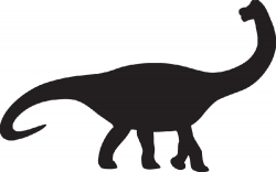 brachiosaurus clipart silhouette