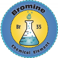 Bromine chemical element 