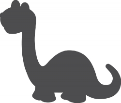 brontosaurus dinosaur cartoon clipart