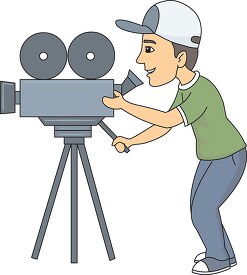 cameraman_shooting_movie.eps