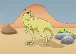 carnotaurus theropod clipart
