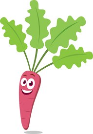 carrot vegetable funny character clipart