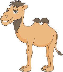 cartoon style animal camel clipart