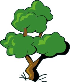 cartoon style small tree