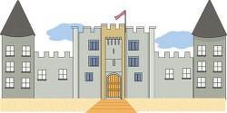Castle in Europe Clipart