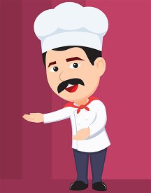 chef welcoming clipart