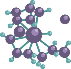 chemical molecules clipart