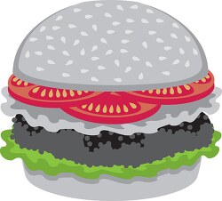 chicken burger gray color