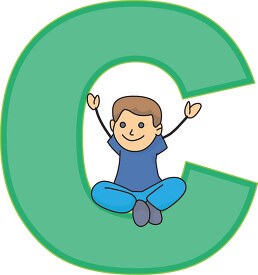 children alphabet letter c
