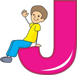 children alphabet letter J