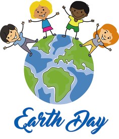 children celebrating earth day clipart 22aa