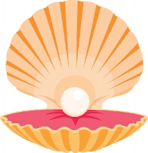 clam shell clipart