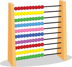 clipart of colorful abacus mathematics clipart