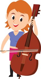 clipart student playing cello school band