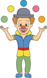 clown juggling balls