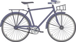 commuter bicycle clipart