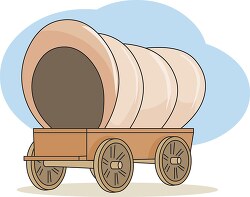 covered wagon clipart