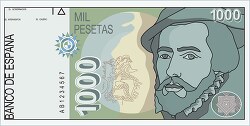 currency 1000 pesetas spain