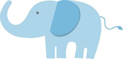 cute blue elephant