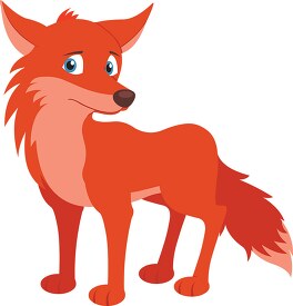 cute red fox clipart 6926