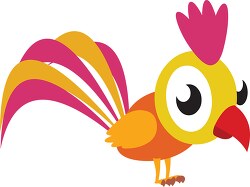 Cute Rooster Clipart 