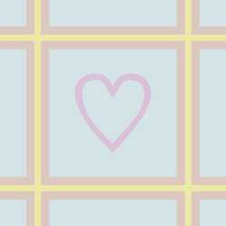 decorative pattern open heart 103