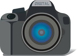Dgital camera front side clipart