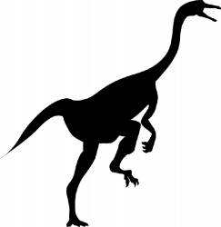 dinosaur alberta silhouette