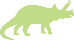dinosaur green silhouette clipart