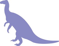 dinosaur purple silhouette clipart 861028