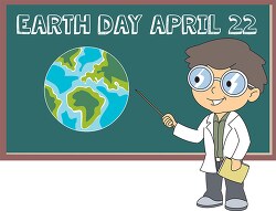 earth day scientist clipart
