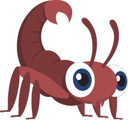 earwig insect clipart cartoon illustration